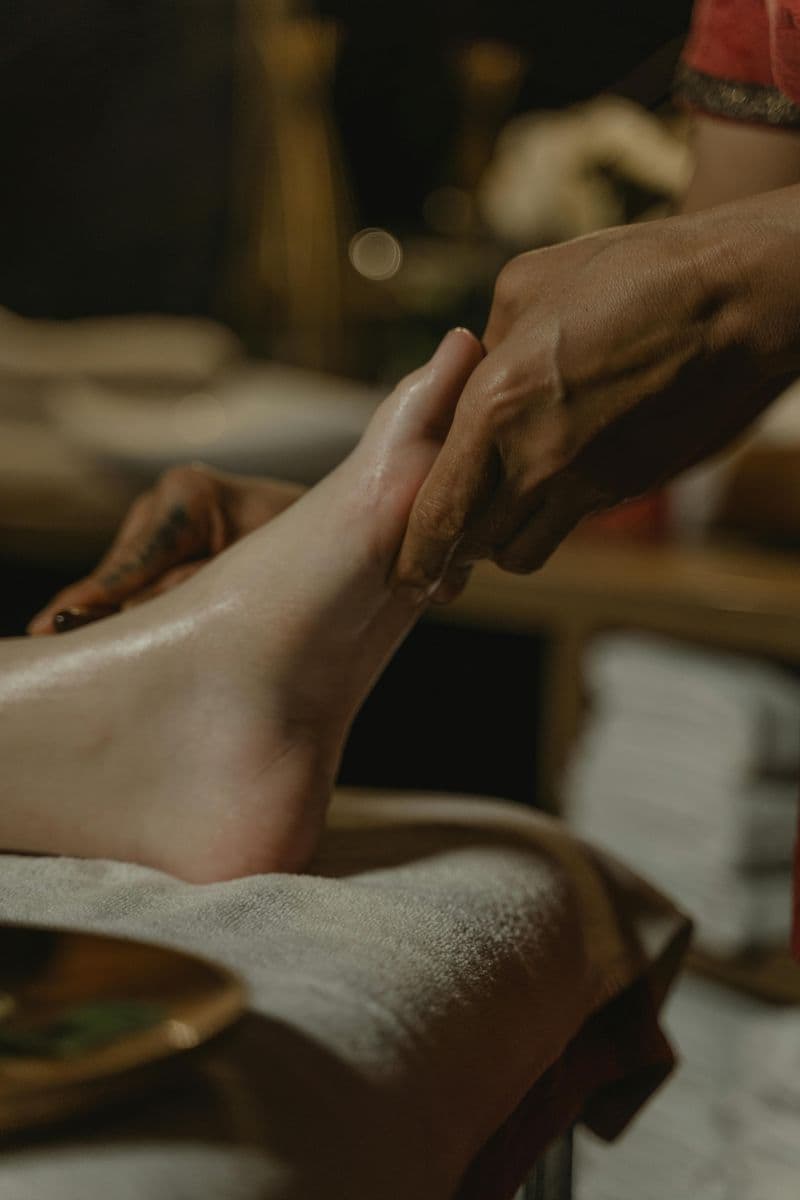 Reflexology foot treatment